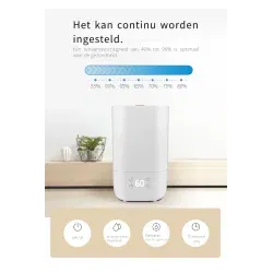 Dr. Phone-DrPhone SmartFog – USB Aroma Stille Luchtbevochtiger met LED Display – Humidifier – Automatische vochtigheidsdetectie€ 69,95€ 57,81Luchtreiniger / Luchtbevochtiger