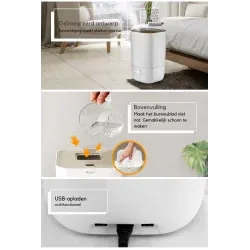 Dr. Phone-DrPhone SmartFog – USB Aroma Stille Luchtbevochtiger met LED Display – Humidifier – Automatische vochtigheidsdetectie€ 69,95€ 57,81Luchtreiniger / Luchtbevochtiger