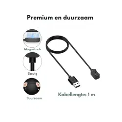 Dr. Phone-DrPhone USB Oplaadkabel – Geschikt voor Galaxy Fit 3 R390 – 5V 1A – Compact en Betrouwbaar Opladen – Zwart – 1M€ 10,95€ 9,05Samsung8720118695982