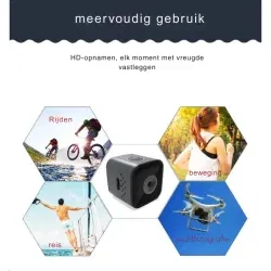 Dr. Phone-DrPhone ActionCore – Action Camera – Waterdicht Tot 30 Meter – 1080P Full HD – Infrarood Nachtvisie - Bewegingsdetectie€ 39,95€ 33,02Actioncam