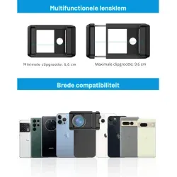 Dr. Phone-DrPhone Apex Ultra 100 – 100mm Macro Lens met CPL Filter - Met Stabiele Clip – HD Macro-Lens Voor Telefoon & Tablet€ 37,94€ 31,36(Telefoon) Opzet Lens / Lenzen