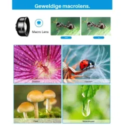 Dr. Phone-DrPhone Apex Ultra 100 – 100mm Macro Lens met CPL Filter - Met Stabiele Clip – HD Macro-Lens Voor Telefoon & Tablet€ 37,94€ 31,36(Telefoon) Opzet Lens / Lenzen