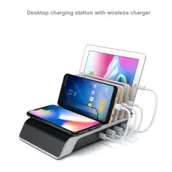 Dr. Phone-DrPhone EliteCharge - 4-Poort Draadloze Oplaadstation – 10W Snelladen - Anti-Slip Design – Oververhittingsbeveiliging€ 24,95€ 20,62Oplaadstations