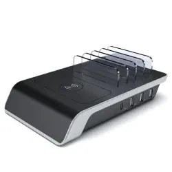 Dr. Phone-DrPhone EliteCharge - 4-Poort Draadloze Oplaadstation – 10W Snelladen - Anti-Slip Design – Oververhittingsbeveiliging€ 24,95€ 20,62Oplaadstations