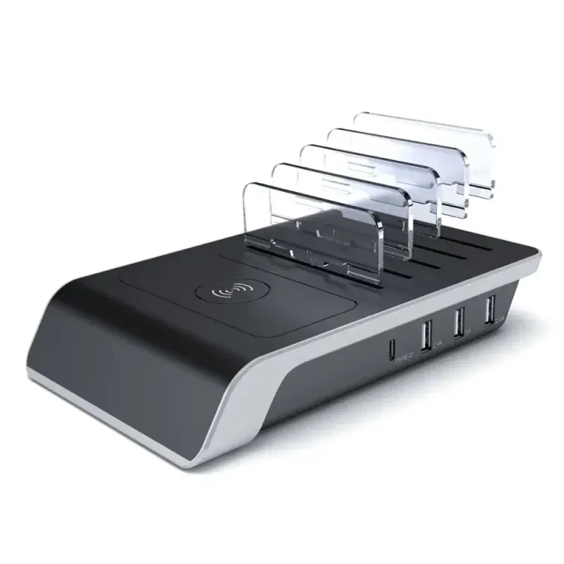 Dr. Phone-DrPhone EliteCharge - 4-Poort Draadloze Oplaadstation – 10W Snelladen - Anti-Slip Design – Oververhittingsbeveiliging€ 24,95€ 20,62Oplaadstations