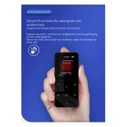 Dr. Phone-DrPhone AeroSound – Bluetooth 4.2 MP3 Speler - 1.77 inch TFT- Kleurentouchscreen - E-Book Reader Modus€ 34,95€ 28,88MP3/MP4 Speler