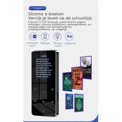 Dr. Phone-DrPhone AeroSound – Bluetooth 4.2 MP3 Speler - 1.77 inch TFT- Kleurentouchscreen - E-Book Reader Modus€ 34,95€ 28,88MP3/MP4 Speler