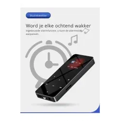 Dr. Phone-DrPhone AeroSound – Bluetooth 4.2 MP3 Speler - 1.77 inch TFT- Kleurentouchscreen - E-Book Reader Modus€ 34,95€ 28,88MP3/MP4 Speler