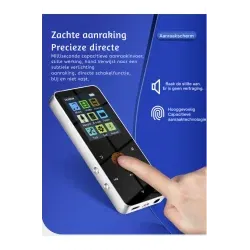 Dr. Phone-DrPhone AeroSound – Bluetooth 4.2 MP3 Speler - 1.77 inch TFT- Kleurentouchscreen - E-Book Reader Modus€ 34,95€ 28,88MP3/MP4 Speler