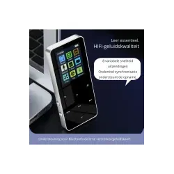 Dr. Phone-DrPhone AeroSound – Bluetooth 4.2 MP3 Speler - 1.77 inch TFT- Kleurentouchscreen - E-Book Reader Modus€ 34,95€ 28,88MP3/MP4 Speler