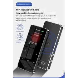 Dr. Phone-DrPhone AeroSound – Bluetooth 4.2 MP3 Speler - 1.77 inch TFT- Kleurentouchscreen - E-Book Reader Modus€ 34,95€ 28,88MP3/MP4 Speler