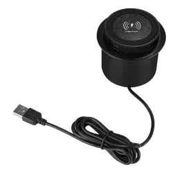 Dr. Phone-DrPhone TripleCharge – 3 in1 Draadloze Oplader - 2 Pop-up USB-poorten- Voor inbouw in bureaublad - 10W draadloos snelladen€ 34,95€ 28,88Draadloos Laden