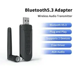 Dr. Phone-DrPhone SKYLINK E11 Bluetooth 5.3 Audio Zender met AptX Adaptive – Dual Stream – USB & AUX– Geschikt voor TV, PC, PS5, Switch€ 29,95€ 24,75DrPhone(Bluetooth) Ontvanger / Zender8720118642740