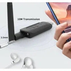 Dr. Phone-DrPhone SKYLINK E11 Bluetooth 5.3 Audio Zender met AptX Adaptive – Dual Stream – USB & AUX– Geschikt voor TV, PC, PS5, Switch€ 29,95€ 24,75DrPhone(Bluetooth) Ontvanger / Zender8720118642740
