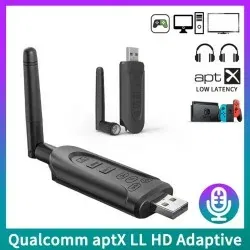 Dr. Phone-DrPhone SKYLINK E11 Bluetooth 5.3 Audio Zender met AptX Adaptive – Dual Stream – USB & AUX– Geschikt voor TV, PC, PS5, Switch€ 29,95€ 24,75DrPhone(Bluetooth) Ontvanger / Zender8720118642740