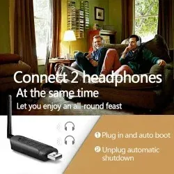 Dr. Phone-DrPhone SKYLINK E11 Bluetooth 5.3 Audio Zender met AptX Adaptive – Dual Stream – USB & AUX– Geschikt voor TV, PC, PS5, Switch€ 29,95€ 24,75DrPhone(Bluetooth) Ontvanger / Zender8720118642740