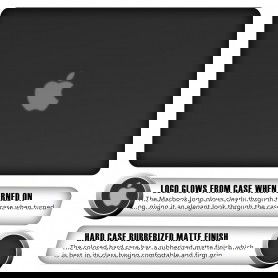 Dr. Phone-Macbook Air 13" inch Hard Case Cover Laptop Hoes Tranparant Zwart€ 19,95€ 16,49DrPhoneKabel & Lader