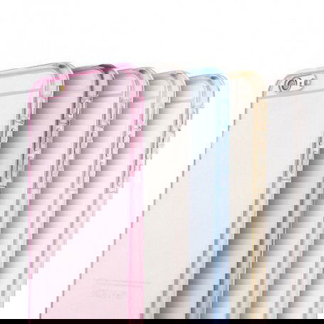 Dr. Phone-iPhone 6S Plus / 6 Plus Dual TPU Case 360 Graden Cover 2 in 1 Transparant Goud€ 9,95€ 8,22DrPhoneHoesjes / Covers