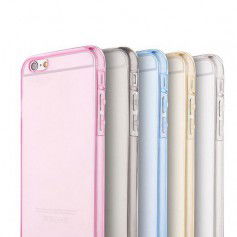 Dr. Phone-iPhone 6S Plus / 6 Plus Dual TPU Case 360 Graden Cover 2 in 1 Transparant Goud€ 9,95€ 8,22DrPhoneHoesjes / Covers