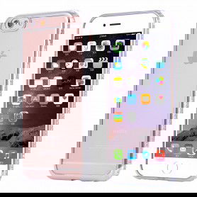 Dr. Phone-Crystal Diamant iPhone 6S PLUS / 6 PLUS Bling Case Transparant Zilver € 9,95€ 8,22DrPhoneHoesjes / Covers