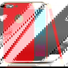 Aeon Slim Armor Hybrid Elec Case iPhone 7 Scarlet Red + iPhone 7 HD Schermfolie