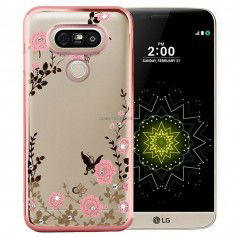 Dr. Phone-LG G5 Flower Bloemen Case Diamant Crystal TPU Hoesje - Rosegold€ 9,95€ 8,22HTC