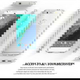 Dr. Phone-Rearth Ringke Fusion® Google Pixel Transparante Smoke Black Case + Gratis Ringke® HD Schemfolie Display folie€ 18,95€ 15,66