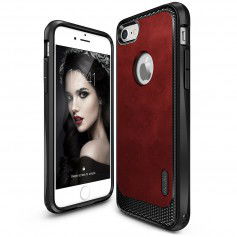 Dr. Phone-Rearth® Ringke Flex Coated Textured Leather Style Case iPhone 7 Blaze Red + Ringke HD Folie iPhone 7€ 19,95€ 16,49