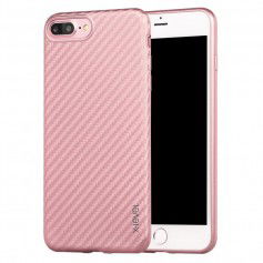 Dr. Phone-iPhone 7+ Plus X-LEVEL 0.8mm Carbon fiber Textuur TPU Soft Case - Rosegold€ 14,95€ 12,36DrPhoneHoesjes / Covers