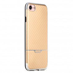 Dr. Phone-iPhone 7 X-LEVEL Goodcyl Carbon fiber Textuur Soft TPU Case - Goud€ 12,95€ 10,70DrPhoneHoesjes / Covers