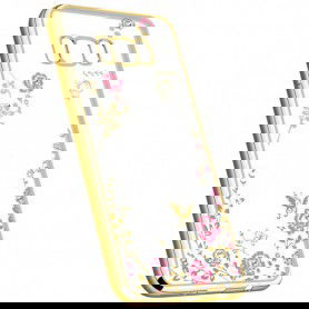 Dr. Phone-Flower Bloemen Case Diamant Crystal TPU Hoesje S8 - Goud€ 10,95€ 9,05DrPhoneSamsung