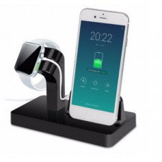 Dr. Phone-2 in 1 Luxe Docking Station + Apple Watch 1 / 2 Dock Stand Premium Edition - Eclipse Black€ 27,95€ 23,10Telefoniecradle & Dockingstation