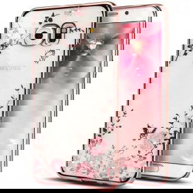 Dr. Phone-Flower Bloemen Case Diamant Crystal TPU Hoesje A5 2017 - Rose Goud€ 9,95€ 8,22DrPhoneSamsung