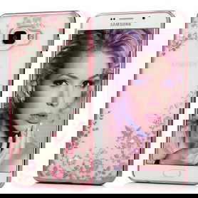 Dr. Phone-Flower Bloemen Case Diamant Crystal TPU Hoesje A5 2017 - Rose Goud€ 9,95€ 8,22DrPhoneSamsung