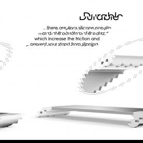 Dr. Phone-Luxe Desktop Monitor Houder Aluminium A6061 iMac / Macbook / Surface / Ultrabook Stand Met 4 USB Poorten€ 42,95€ 35,50Home