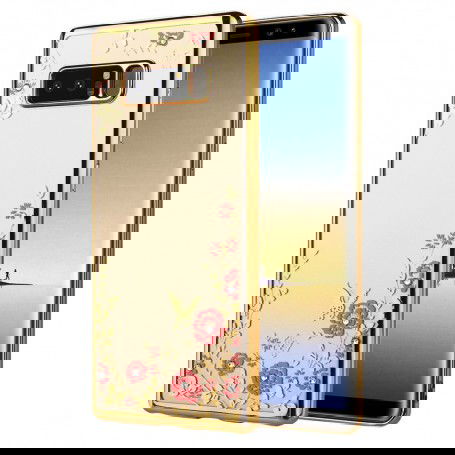 Dr. Phone-Note 8 Flower Bloemen Case Diamant Crystal TPU Hoesje - Goud€ 9,95€ 8,22DrPhoneSamsung7091137938796
