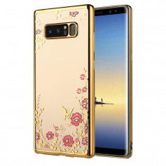 Dr. Phone-Note 8 Flower Bloemen Case Diamant Crystal TPU Hoesje - Goud€ 9,95€ 8,22DrPhoneSamsung7091137938796