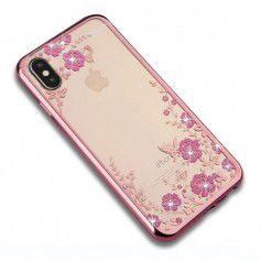 Dr. Phone-iPhone X Flower Bloemen Case Diamant Crystal TPU Hoesje Rose Gold€ 9,95€ 8,22DrPhoneApple7091138114588