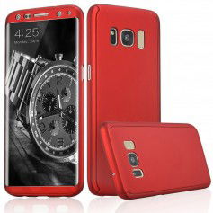 Dr. Phone-S8+ 360° case - full body hoesje - voor en achter CNC full coverage - rood€ 12,95€ 10,70DrPhoneSamsung