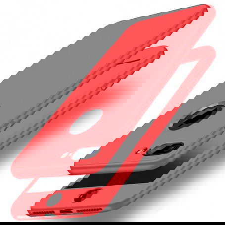 Dr. Phone-iPhone 8+/7+ Plus Soft Gel Ultradunne schokbestendige Hybrid 360 TPU Case - Rood€ 9,95€ 8,22DrPhoneApple