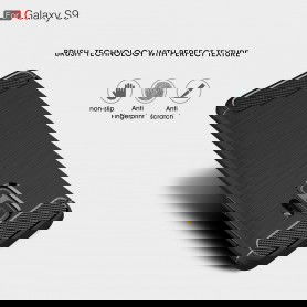 Dr. Phone-Samsung S9 Geborsteld Rugged TPU case - Ultimate Drop Proof Siliconen Case - Carbon fiber Look - Blauw€ 11,95€ 9,88DrPhoneSamsung