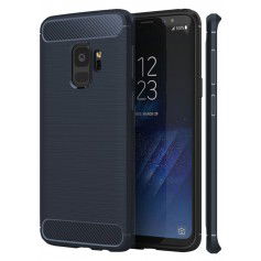 Dr. Phone-Samsung S9+ Plus Geborsteld Rugged TPU case - Ultimate Drop Proof Siliconen Case - Carbon fiber Look - Blauw€ 11,95€ 9,88DrPhoneSamsung