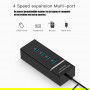 DrPhone Xtreme 4 Poort 5GBPS USB 3.0 Hub Splitter Computer Notebook Laptop / Windows / Mac OS / Linux