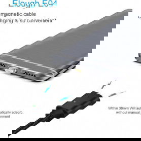 Dr. Phone-Elough E04 Magnetische Type C oplaadkabel - Magnetisch oplader 2.4A Fast Charge USB-C Snellader en Datakabel -Zwart€ 12,95€ 10,70eloughKabel & Lader7091135288466