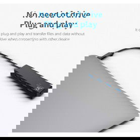 DrPhone DM03 Type-C Adapter Hub met 4x USB 3.0 High Speed Poorten - Plug & Play