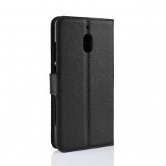 Dr. Phone-DrPhone Nokia 2.1 Flipcover - Bookcase - Luxe booktype PU Lederen Portemonnee Case - Wallet Case met Kickstand - Zwart€ 11,95€ 9,88DrPhoneHoesje voor mobiele telefoon8720118006979