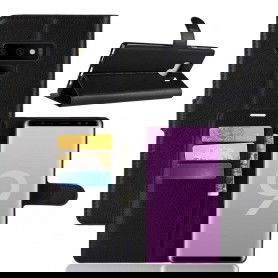 Dr. Phone-DrPhone Note 9 Flipcover - Bookcase - Luxe booktype PU Lederen Portemonnee Case - Wallet Case met Kickstand - Zwart€ 11,95€ 9,88DrPhoneHoesje voor mobiele telefoon7091133139746