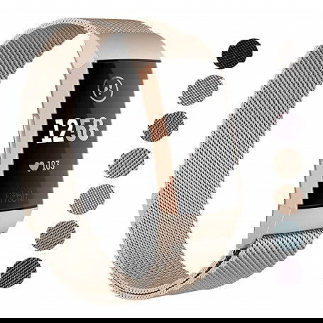 Dr. Phone-DrPhone Fitbit Charge 3 / Charge 3 SE Magnetische Milanese Armband - RVS Horlogeband - Maat L - Goud€ 20,95€ 17,31DrPhoneFitbit8720118042434