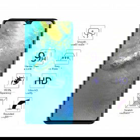 Dr. Phone-DrPhone Huawei Mate 20 Glas 4D Volledige Glazen Dekking Full coverage Curved Edge Frame Tempered glass Zwart - Official€ 10,95€ 9,05DrPhoneTelefoniescreenprotector7091131599566