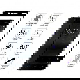 Dr. Phone-DrPhone Nokia 3 Glas 4D Volledige Glazen Dekking Full coverage Curved Edge Frame Tempered glass Zwart - Official DrPhone€ 10,95€ 9,05DrPhoneTelefoniescreenprotector7091137139285